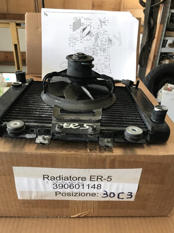 RADIATORE E VENTOLA KAWASAKI ER-5 - immagine 3