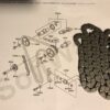 920571170 CATENA DISTRIBUZIONE KAWASAKI KLR 250 KSF 250